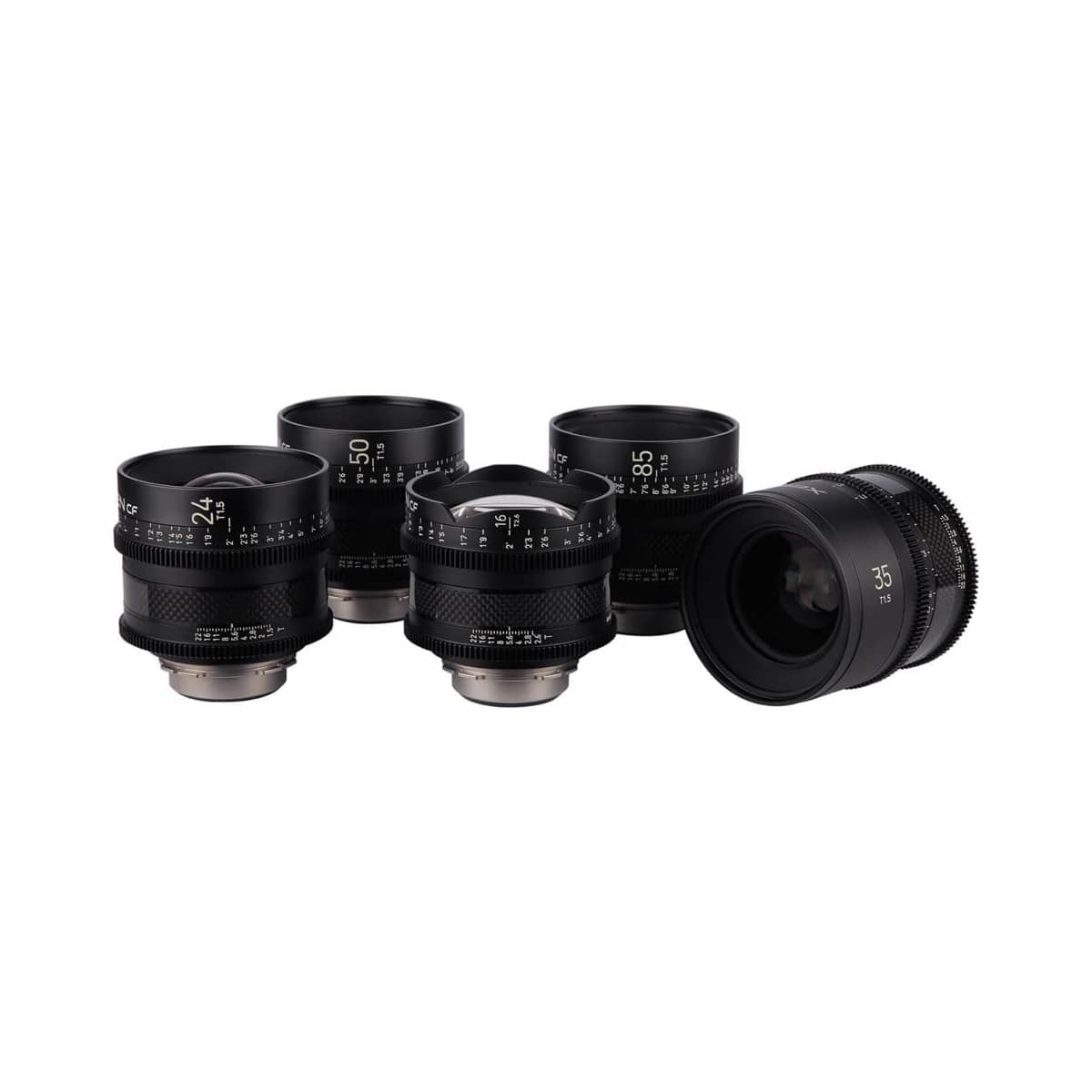 Samyang XEEN CF Set (16, 24, 35, 50, 85 mm) EF Mount