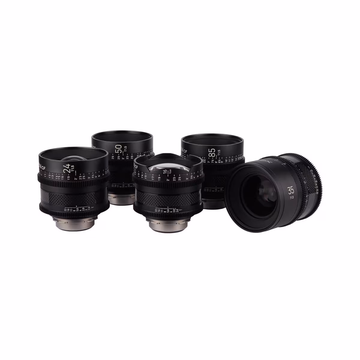 Samyang XEEN CF Set (16, 24, 35, 50, 85 mm) EF Mount